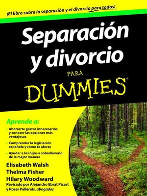 cover image of Separación y divorcio para Dummies